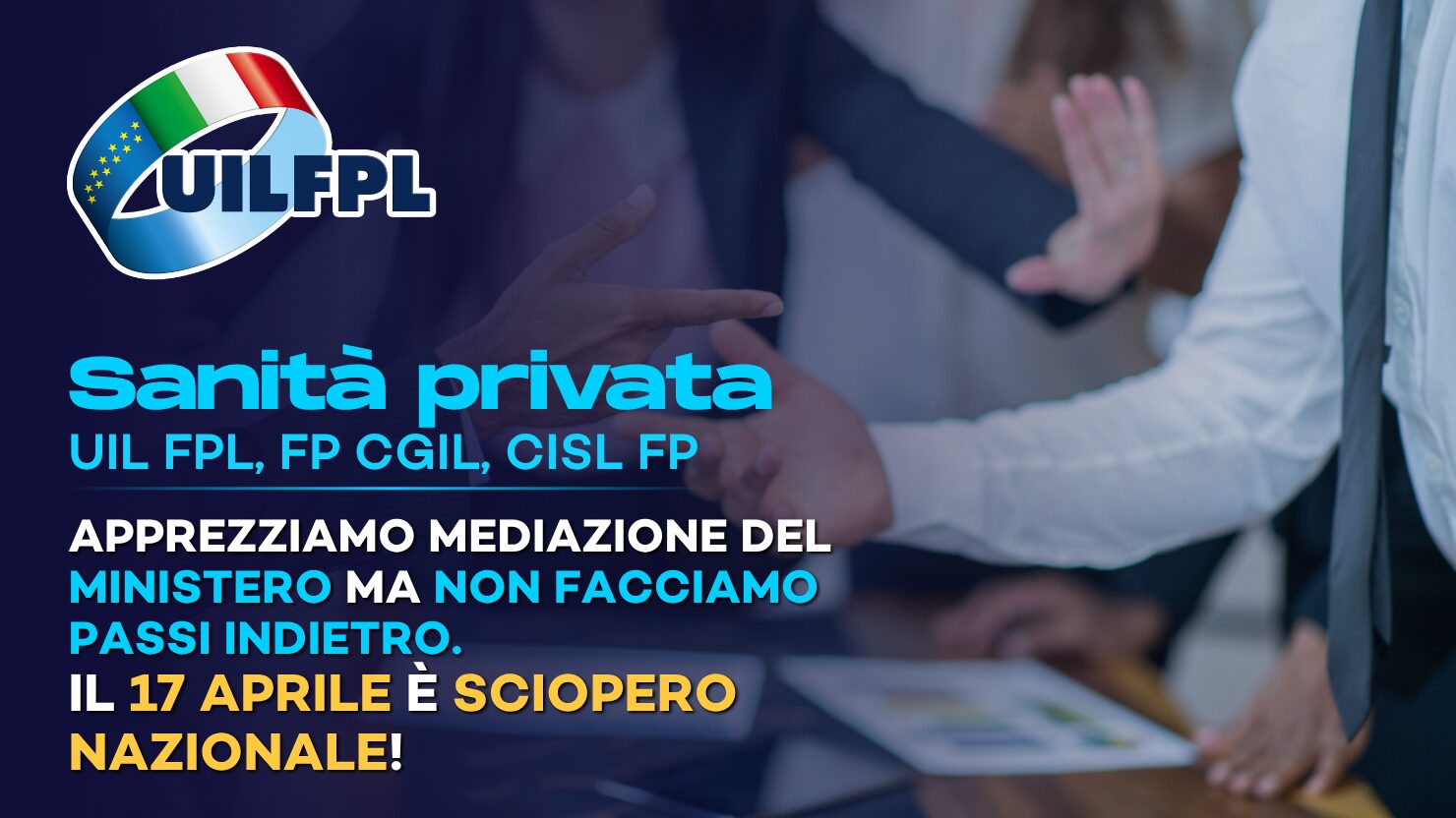 Copertina: Sanità Privata. Apprezziamo mediazione del Ministero ma non facciamo